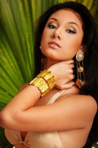 Miss El Salvador, Fatima Mangandi,Vying for Reina de la Costa Maya 2013